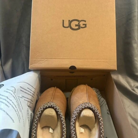 UGG Australia Tasman Chestnut Suede Slipper - Picture 5 of 6